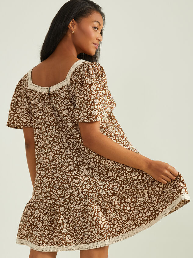 Aurelia Floral Mama Dress Detail 5 - TULLABEE