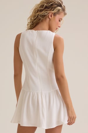 Elouise Drop Waist Mini Dress - Altar'd State