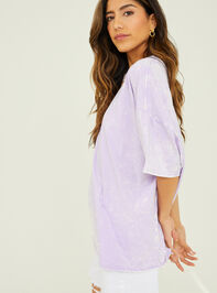 Lacie Oversized Wash Tee Detail 3 - TULLABEE