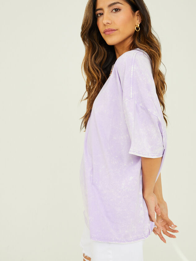 Lacie Oversized Wash Tee Detail 3 - TULLABEE