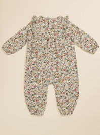 Laurel Floral Jumpsuit Detail 3 - TULLABEE
