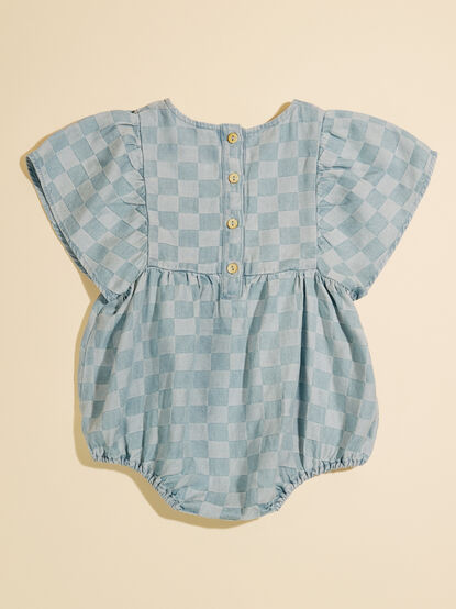 Eve Checkered Romper by Rylee + Cru - TULLABEE