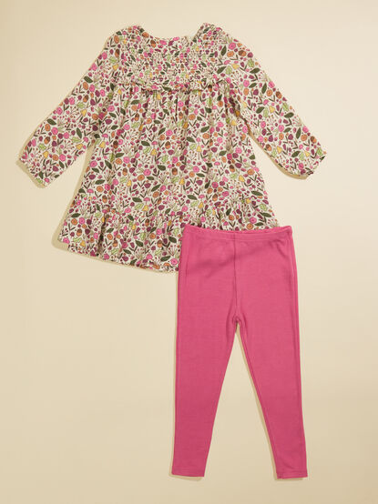 Layla Acorn Floral Dress Set - TULLABEE