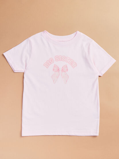 Big Sister Bow Tee - TULLABEE