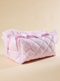Snow Angel Makeup Bag Detail 2 - TULLABEE