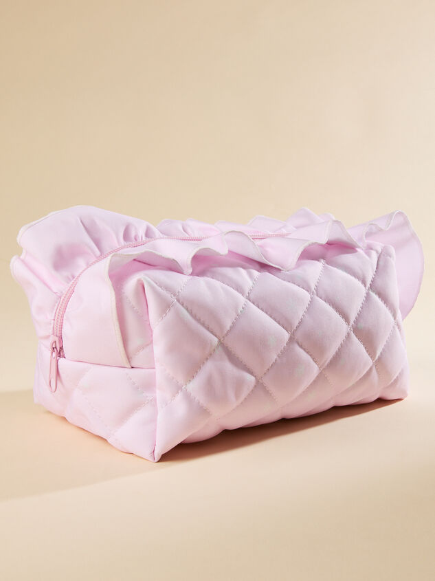Snow Angel Makeup Bag Detail 2 - TULLABEE