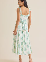 Becka Floral Maxi Dress Detail 4 - TULLABEE