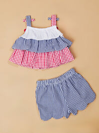 Ysabel Top and Short Baby Set Detail 3 - TULLABEE