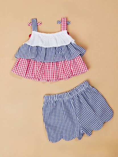 Ysabel Top and Short Baby Set - TULLABEE