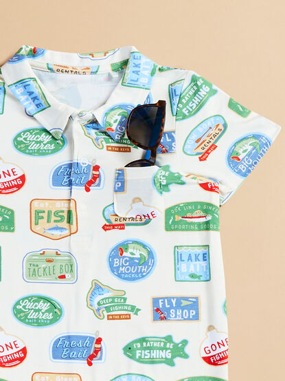 Bait Shop Sign Romper - TULLABEE