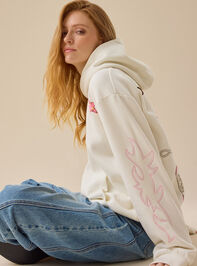 Count Your Lucky Stars Graphic Hoodie Detail 4 - TULLABEE
