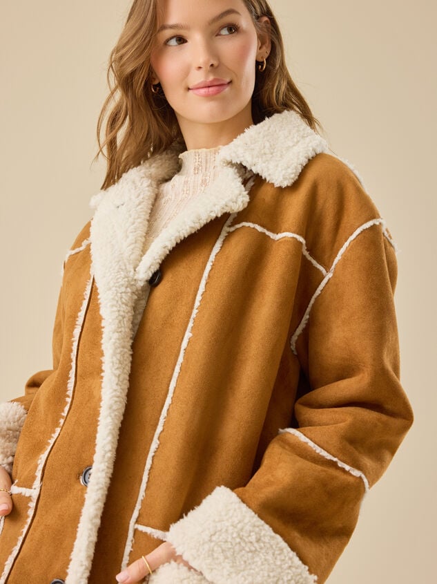 Flora Suede Jacket Detail 4 - TULLABEE