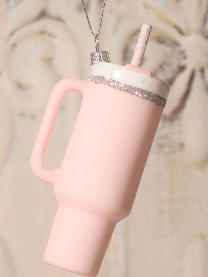 Pink Water Bottle Ornament - TULLABEE