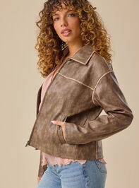 Marken Leather Jacket Detail 5 - TULLABEE