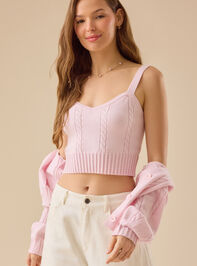 Livvy Two Piece Cable Cardigan Detail 4 - TULLABEE