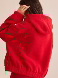 Trackside Fleece Hoodie Detail 4 - TULLABEE