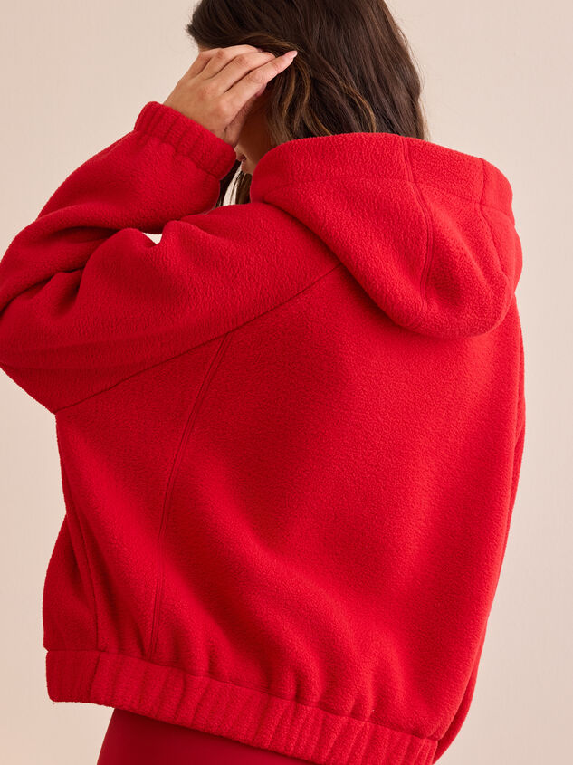 Trackside Fleece Hoodie Detail 4 - TULLABEE