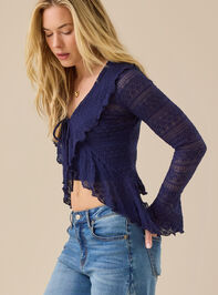 Suzie Lace Cardigan Detail 3 - TULLABEE