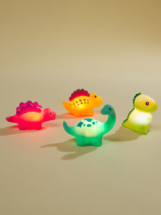 Dino Light Up Bath Toys by MudPie Detail 2 - TULLABEE