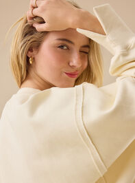 89 Patchwork Mama Sweatshirt Detail 7 - TULLABEE