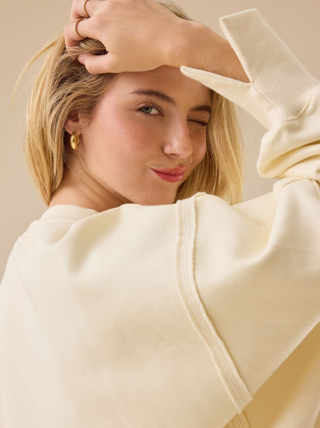 89 Patchwork Mama Sweatshirt Detail 7 - TULLABEE