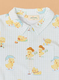 Parker Duckling Polo Shortie Detail 2 - TULLABEE