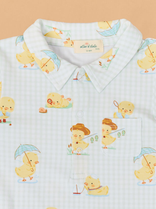 Parker Duckling Polo Shortie Detail 2 - TULLABEE