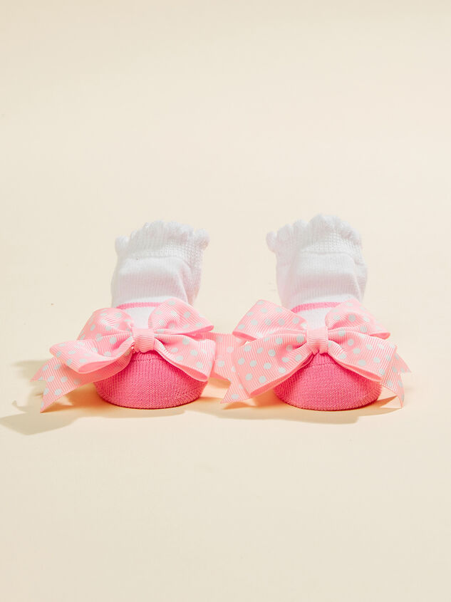 Bow Ruffle Socks by MudPie - TULLABEE
