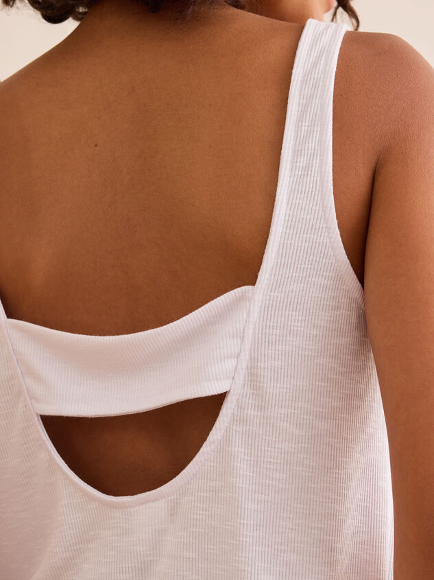 Cascade Ruffle Tank Detail 6 - TULLABEE