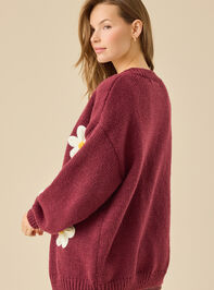Josie 3D Flower Cardigan Detail 7 - TULLABEE