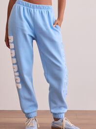 Summer Paradise Fleece Jogger Detail 4 - TULLABEE