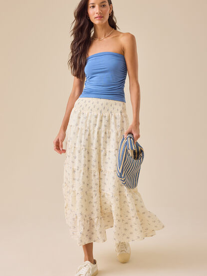 Georgia Ruched Seamless Tube Top - TULLABEE