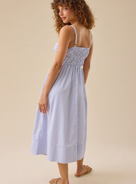 Margaux Striped Maxi Dress Detail 4 - TULLABEE