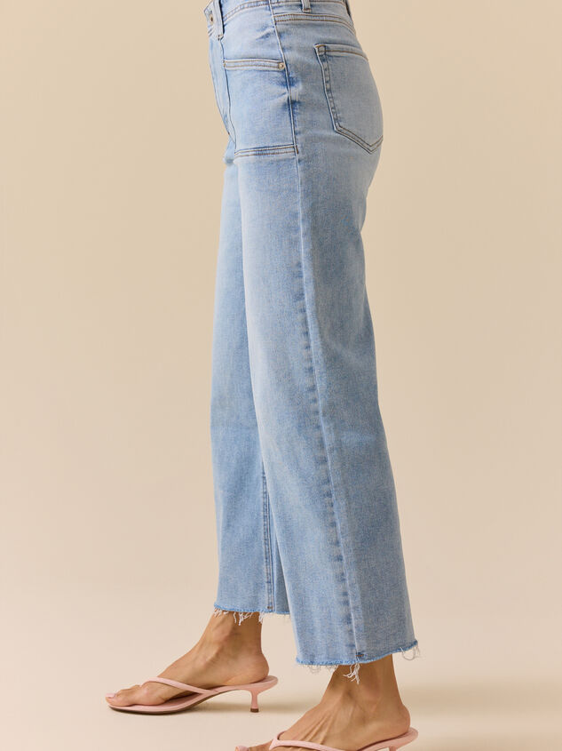 Maddie Cropped Jeans Detail 4 - TULLABEE