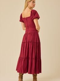 Talla Drop Waist Maxi Dress Detail 4 - TULLABEE