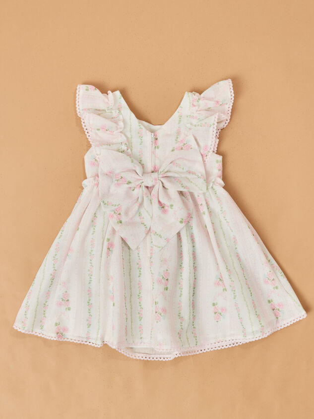 Kellie Floral Bunny Dress Detail 3 - TULLABEE