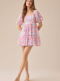 Reilly Floral Mini Dress - TULLABEE