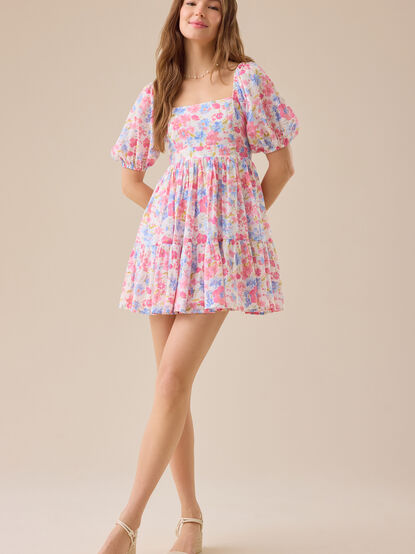 Reilly Floral Mini Dress - TULLABEE