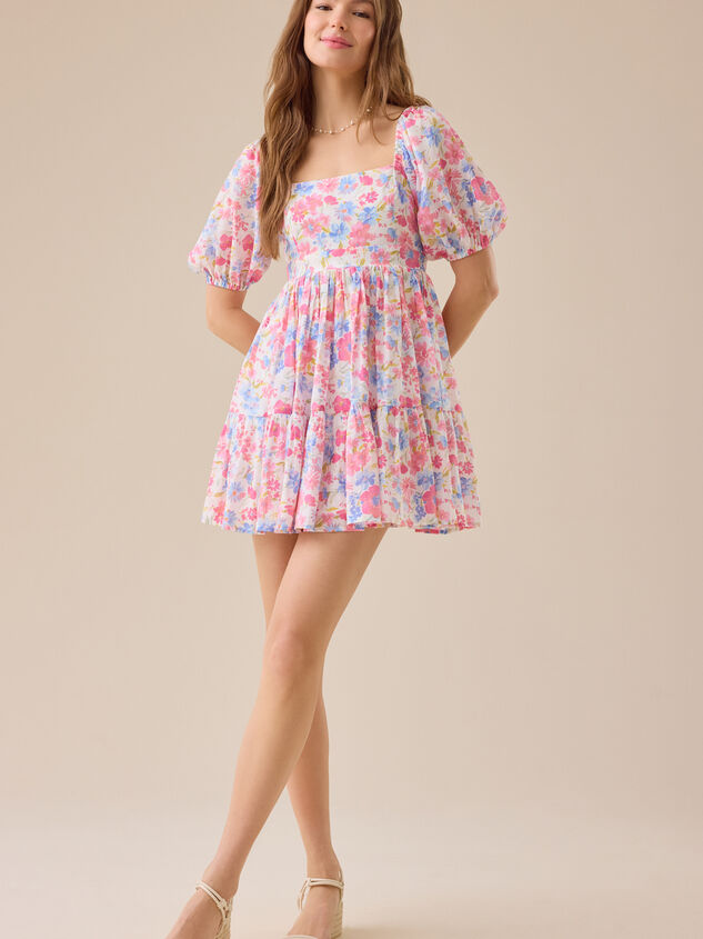 Reilly Floral Mini Dress - TULLABEE