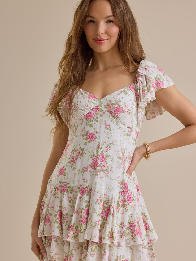 Pettra Floral Mini Dress - TULLABEE