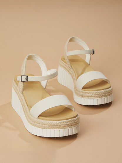 Azzure Wedge Sandals - TULLABEE