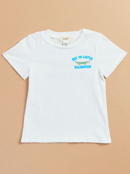 Later Alligator Graphic Tee - TULLABEE