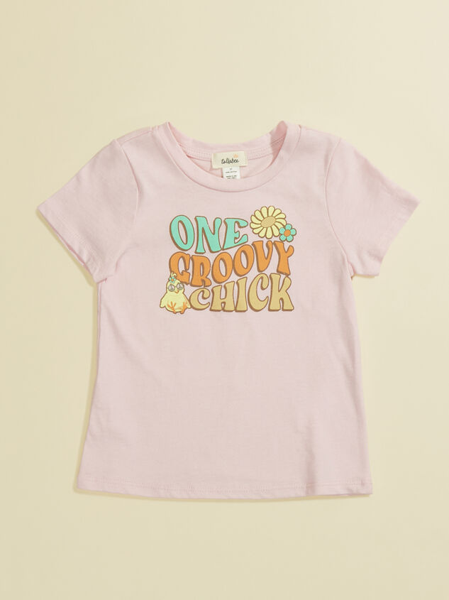 Groovy Chick Graphic Tee Detail 2 - TULLABEE