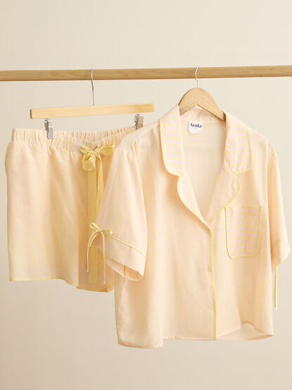 Melody Striped Lounge Top - TULLABEE