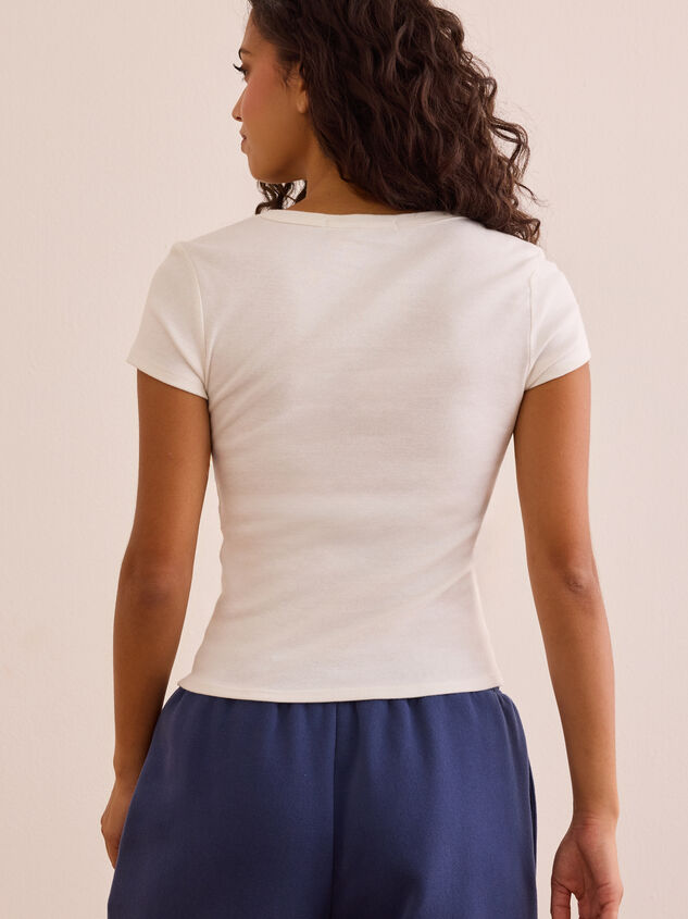 Tiffany Cape Cod Baby Tee Detail 4 - TULLABEE