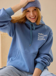 Make Beautiful Things Happen Hoodie Detail 5 - TULLABEE