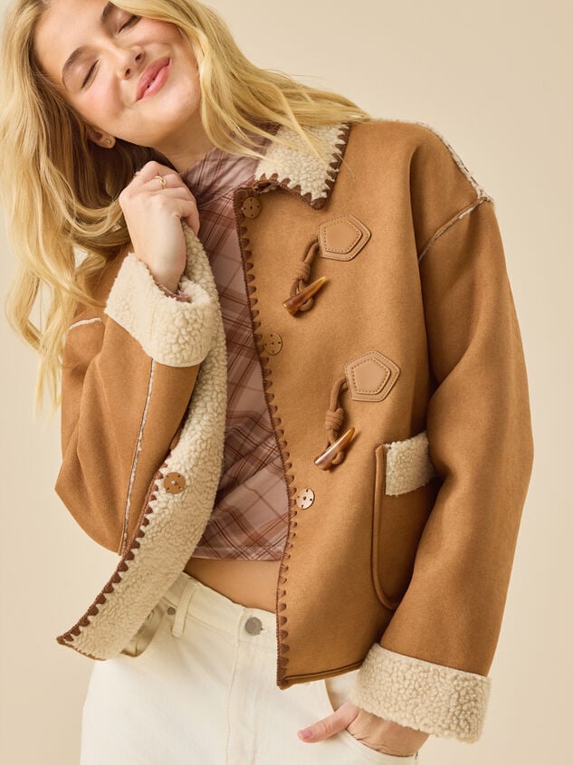 Aven Suede Jacket Detail 3 - TULLABEE