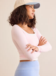 Synergy Long Sleeve Top Detail 3 - TULLABEE