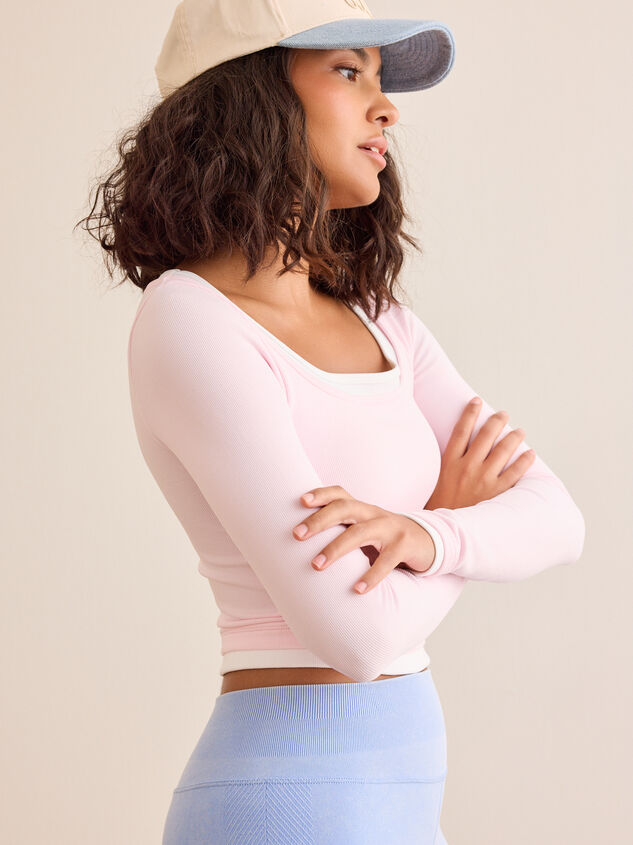 Synergy Long Sleeve Top Detail 3 - TULLABEE