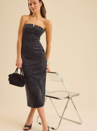 Ferrin Corduroy Midi Dress - TULLABEE